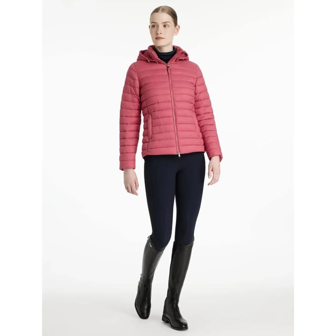 LeMieux Puffer Jas Rose Cranberry - 34