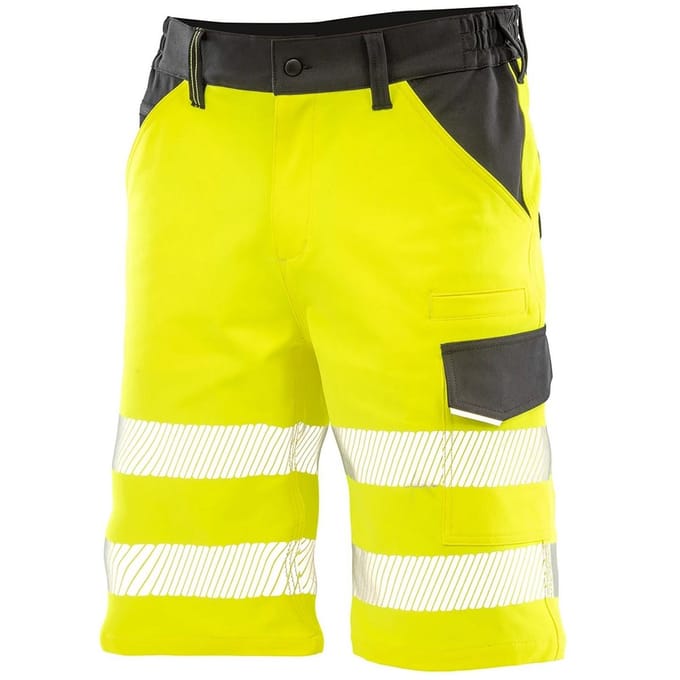 Result Gerecyclede Dynamische Stretch Shorts voor Heren 3XL yellow