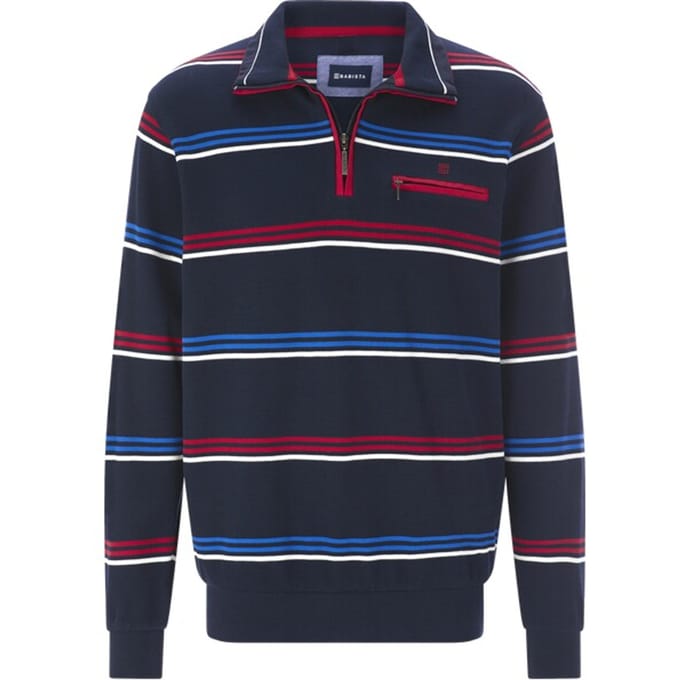 Babista herren Sweatshirt - 52/54 - donkerblauw - Plus Size