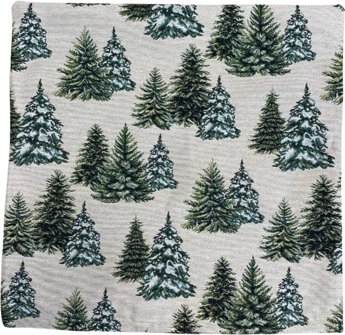 Kussenhoes - Kerst - Gobelinstof - Pines - Kerstbomen - 45 x 45 cm