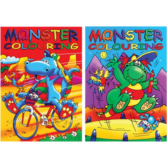 Monster Kleur- en Activiteitenboek - Assorti