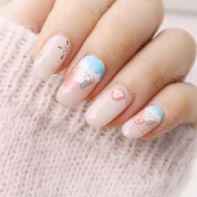 Lunacaca - The Origin of Spring Nails Art Stickers 24 pcs