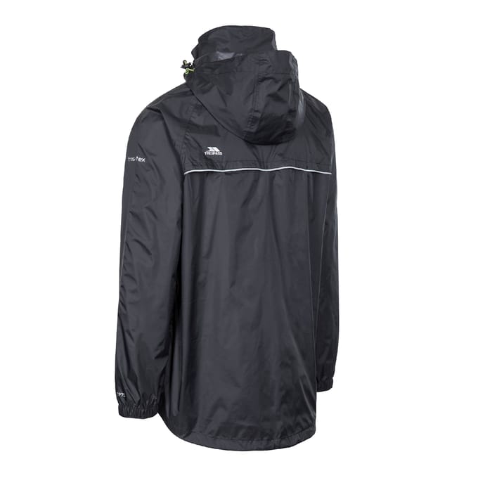 Trespass - Unisex Qikpac X Opbergbare Jas (Zwart)