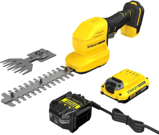 Gras- en struikschaar STANLEY Fatmax / V20 / 18V / 2.0Ah met verwisselbare bladen