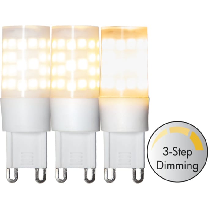 3 standen - Capsule steeklampje - G9 - 4W - Extra Warm Wit - 2700K