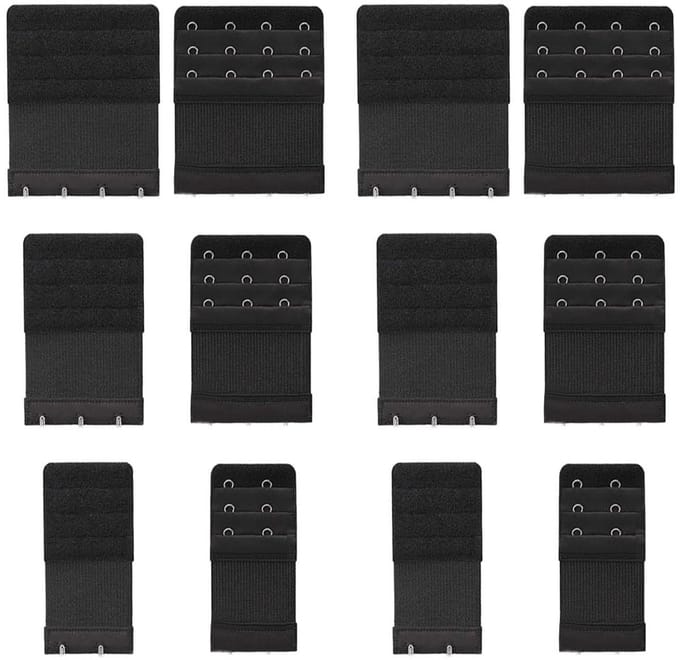 Dailygoods- Beha-verlenging 6-delig - Zacht/Comfortabel - Elastisch