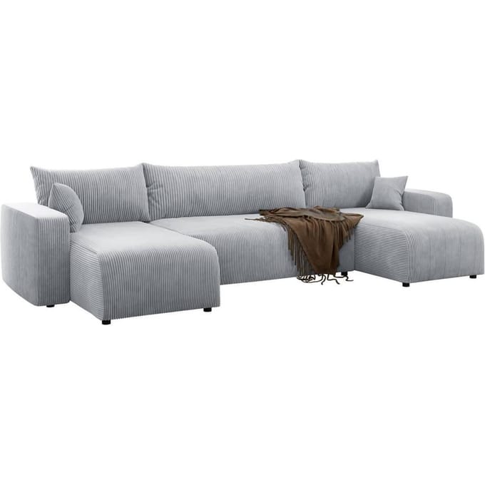 U-slaapbank Rosco ribstof | NADUVI Collection