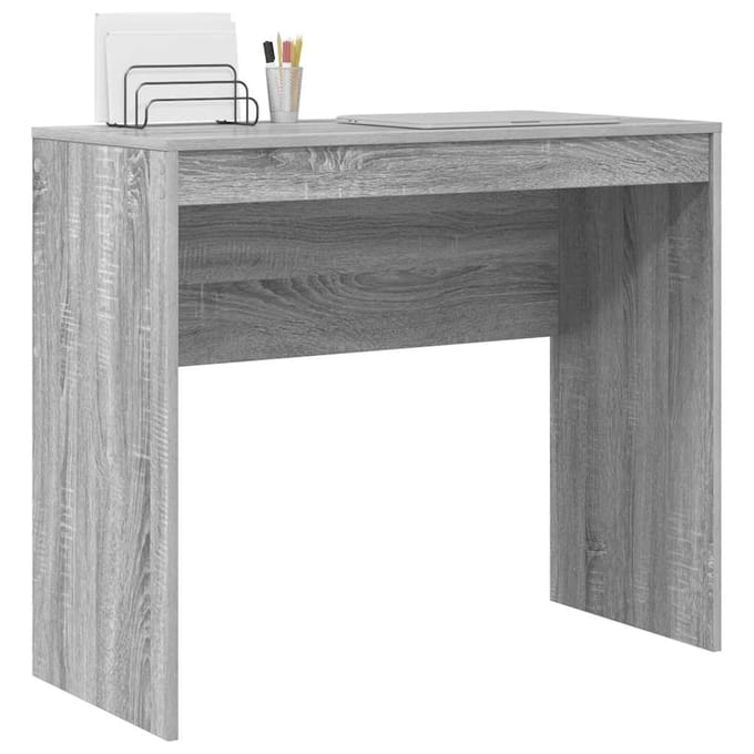 vidaXL - Bureau - Grijs - Sonoma - 90 - x - 40 - x - 76 - cm