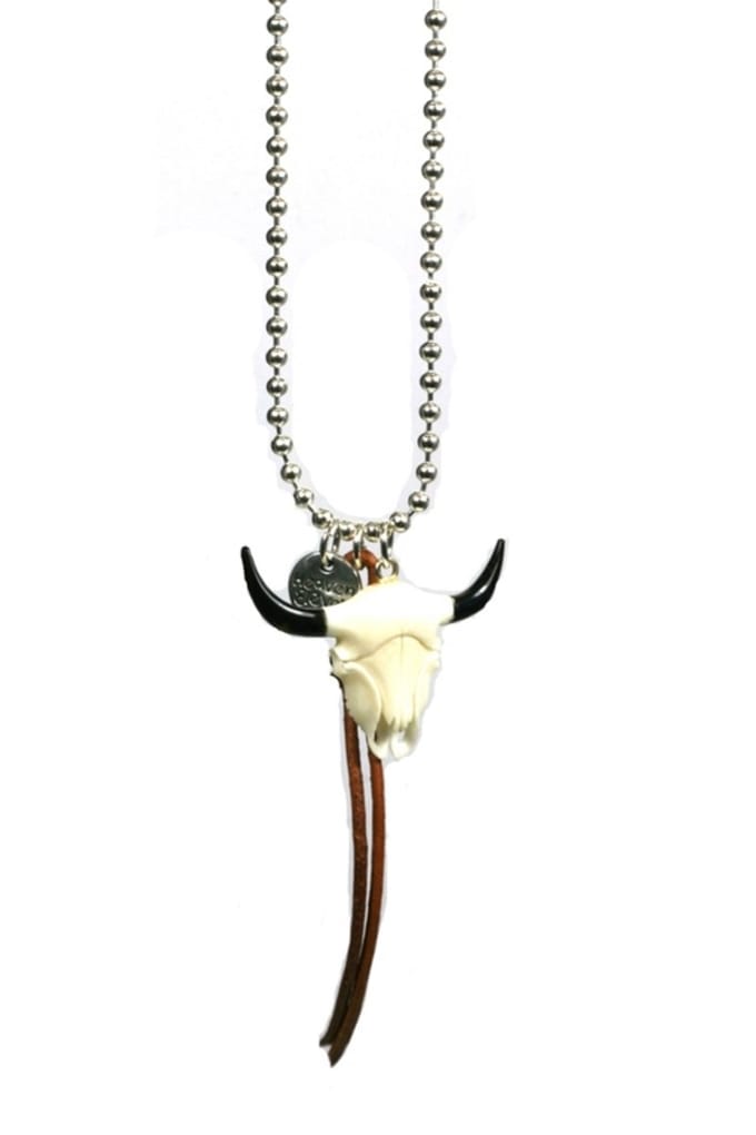 Heaven Eleven KIDS - Meisjes - ketting - ballchain - rvs - hertegewei - bone
