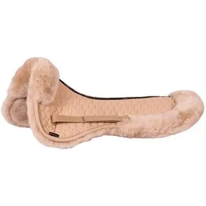 Schapenvacht zadelonderlegger voor paarden BR Equitation
