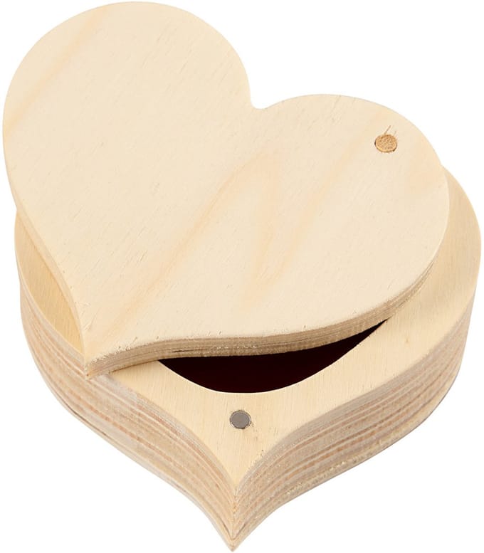 Doos, H: 4 cm, B: 9 cm, 1 stuk