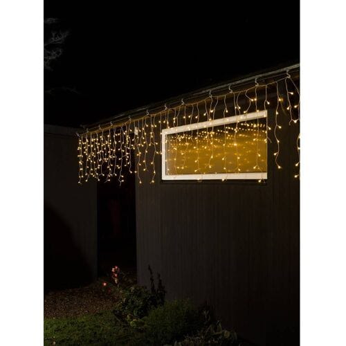 Konstsmide Kerstverlichting IJspegel met cherry - LED 200 lampjes - 5 meter - Warm wit