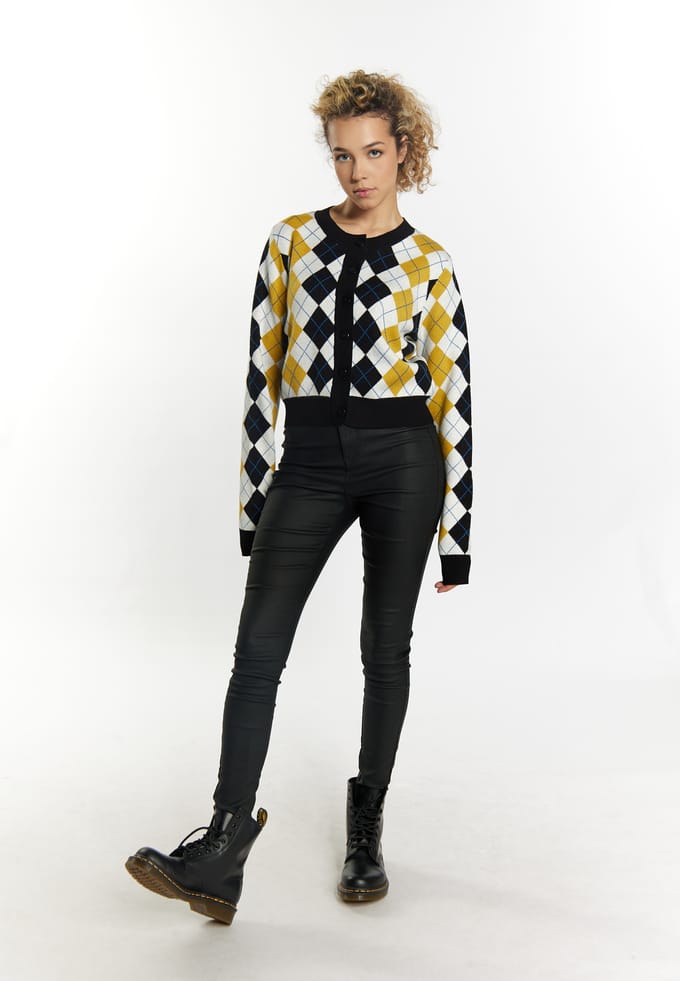 Mymo Vest Dames Zwart wit veelkleurig