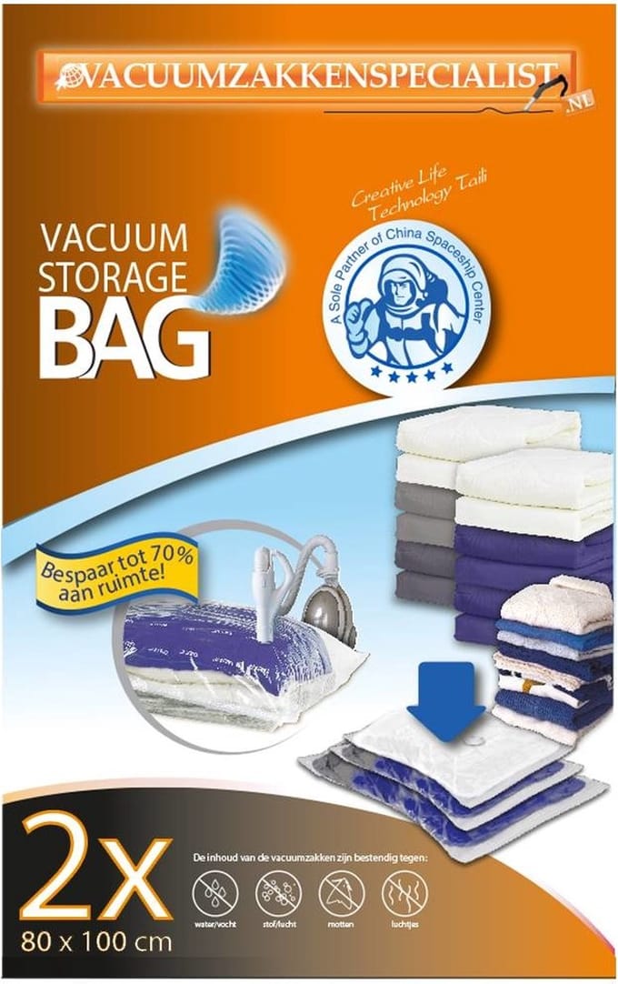 Pro Vacuumzakken 80X100 [Set 2 Zakken]