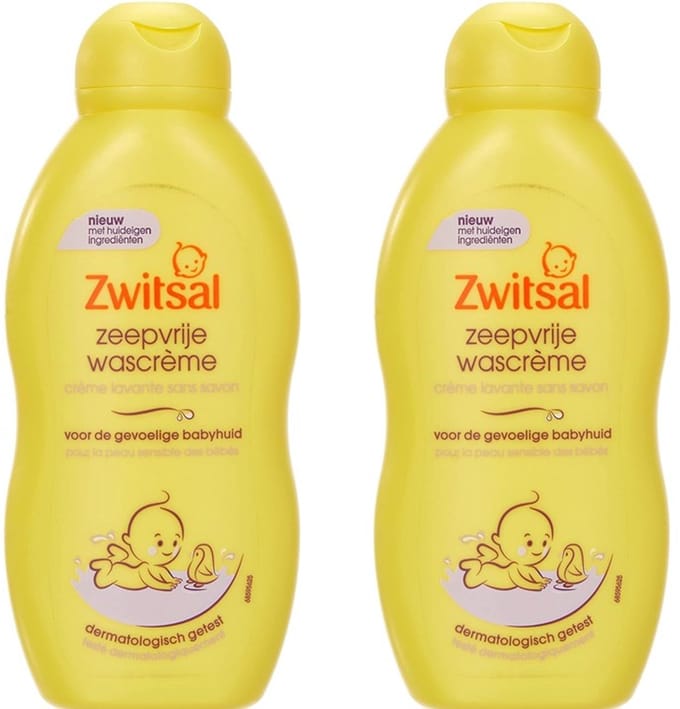 Zwitsal - Babywasgel - Zeepvrij - 200ml x 2
