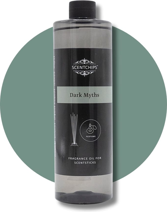 Scentchips® Geurstokjes Navulling - Dark Myths - Geurverspreider - Luchtverfrisser - Huisparfum - 400ml