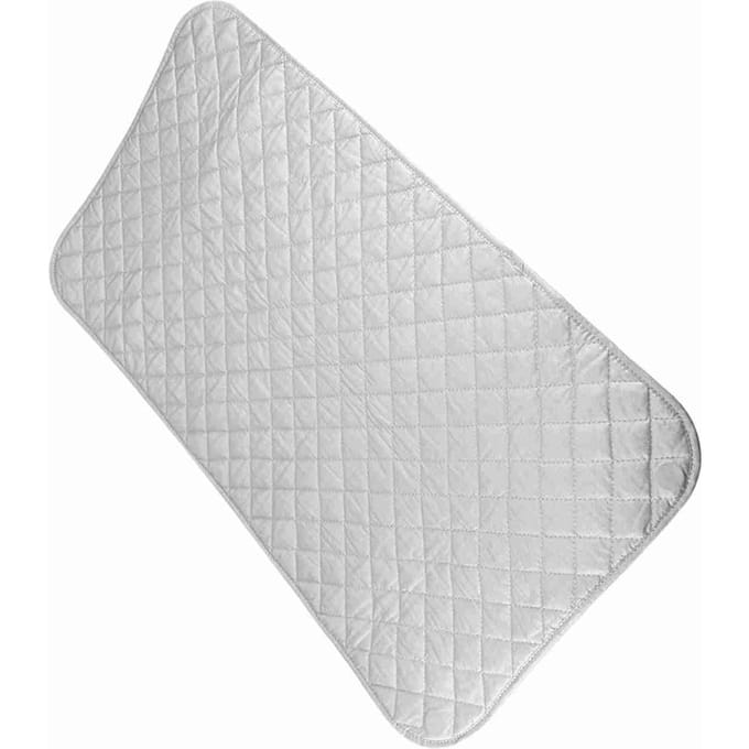 Tapis de repassage magnétique antidérapant pliable portable pour dessus de table et voyage white