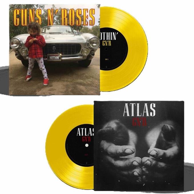 Guns N' Roses Single - Nothin' / Atlas - voor Geen - standaard