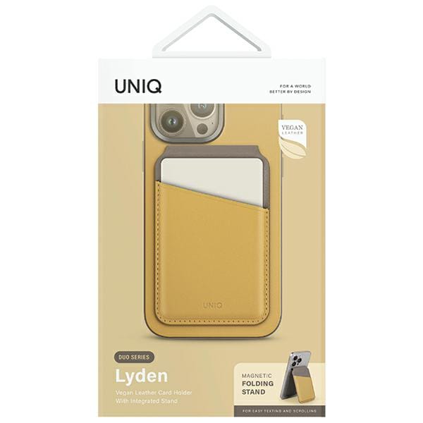 UNIQ Lyden - Magnetische Portemonnee - RFID Beveiliging - Geel