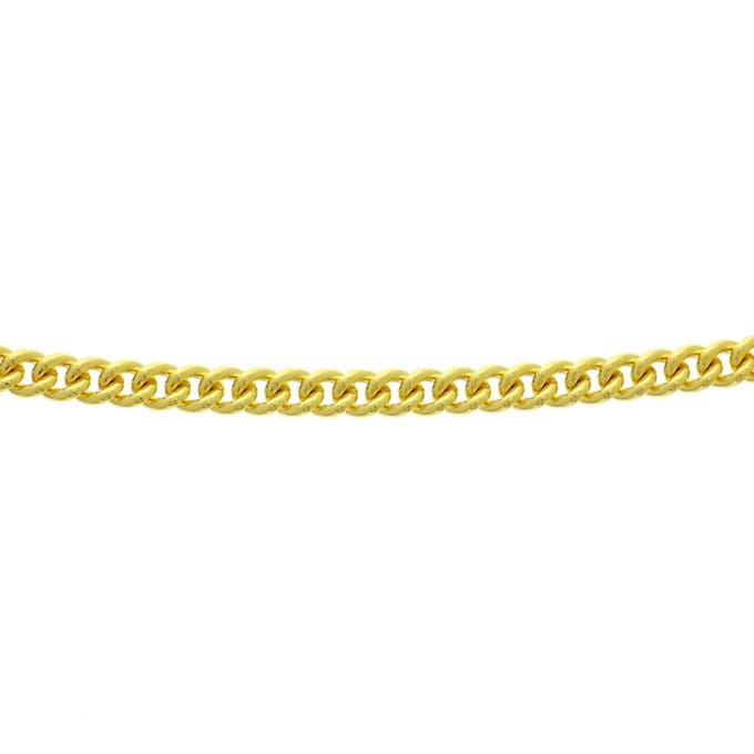 Collier Gourmette 5,5 Mm 45 Cm Met Groot Springslot