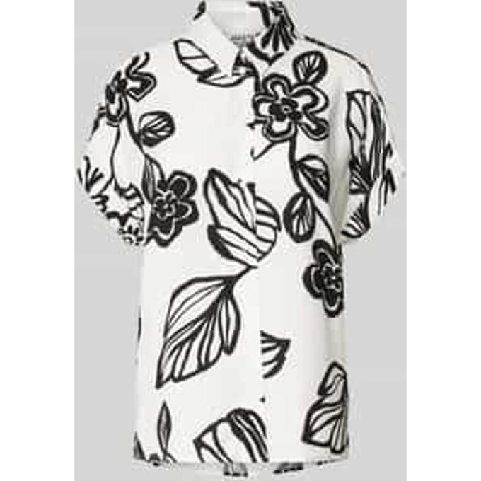Relaxed fit blouse met kapmouwen
