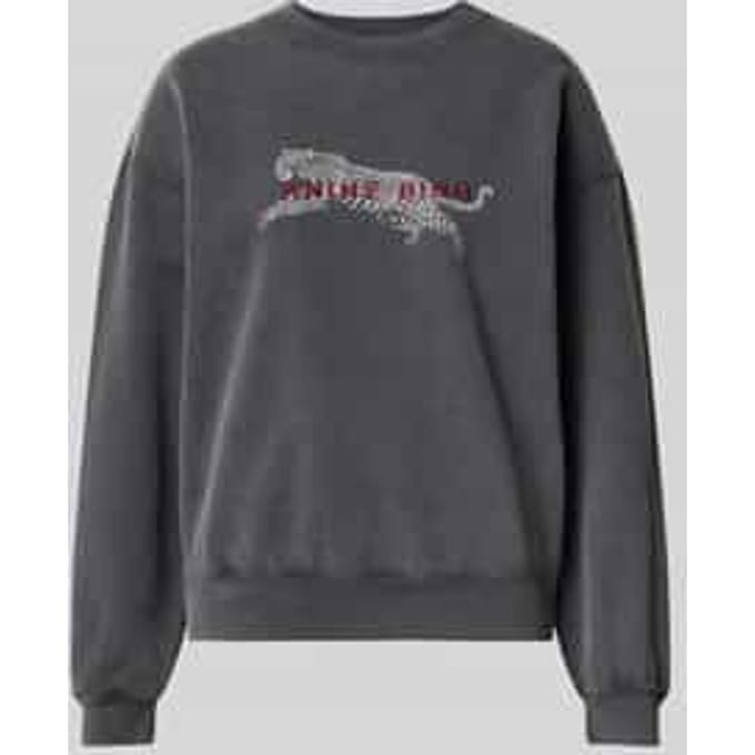 Sweatshirt met luipaardprint