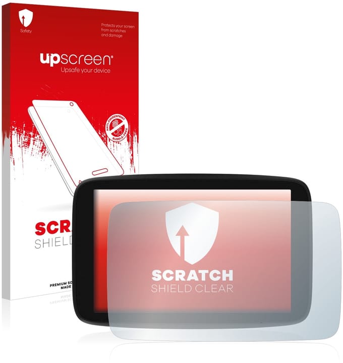 upscreen - Screenprotector voor TomTom GO Exclusive - Folie Beschermfolie transparant