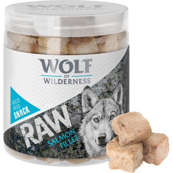 280g Gevriesdroogde Zalm Wolf of Wilderness Hondensnacks
