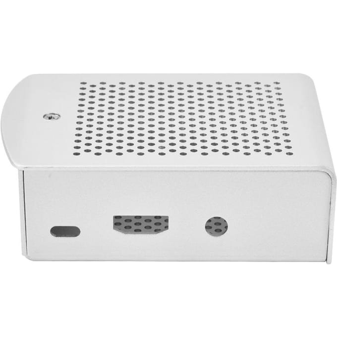 Aluminium Legering Behuizing met Koelbeugel Geschikt voor Raspberry Pi 3 Model B B+(Zilver)