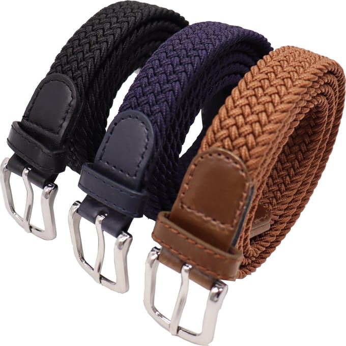 Elastische riem - riem dames - elastische riem - Stretch Riem – 3 pak