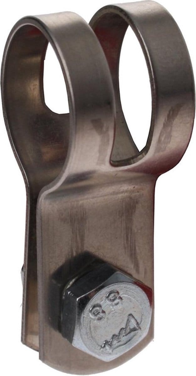 BANDAGE KLEM 18MM RVS COMPLEET FIETSFRAME
