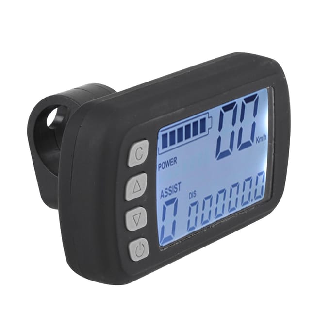 Kit contrôleur de moteur sans balais 36V48V 250w 350W avec panneau LCD pour vélo électrique, scooter gray