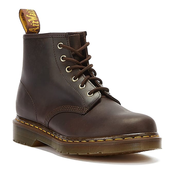 Shop Voor Dr. Martens 101 Ys Crazy Horse Heren Donkerbruine Laarzen