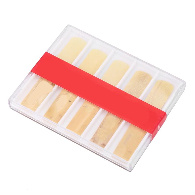 10 stuks Plastic B Flat 2.5 Klarinet Rietjes Reparatie Onderdelen Riet Accessoire red