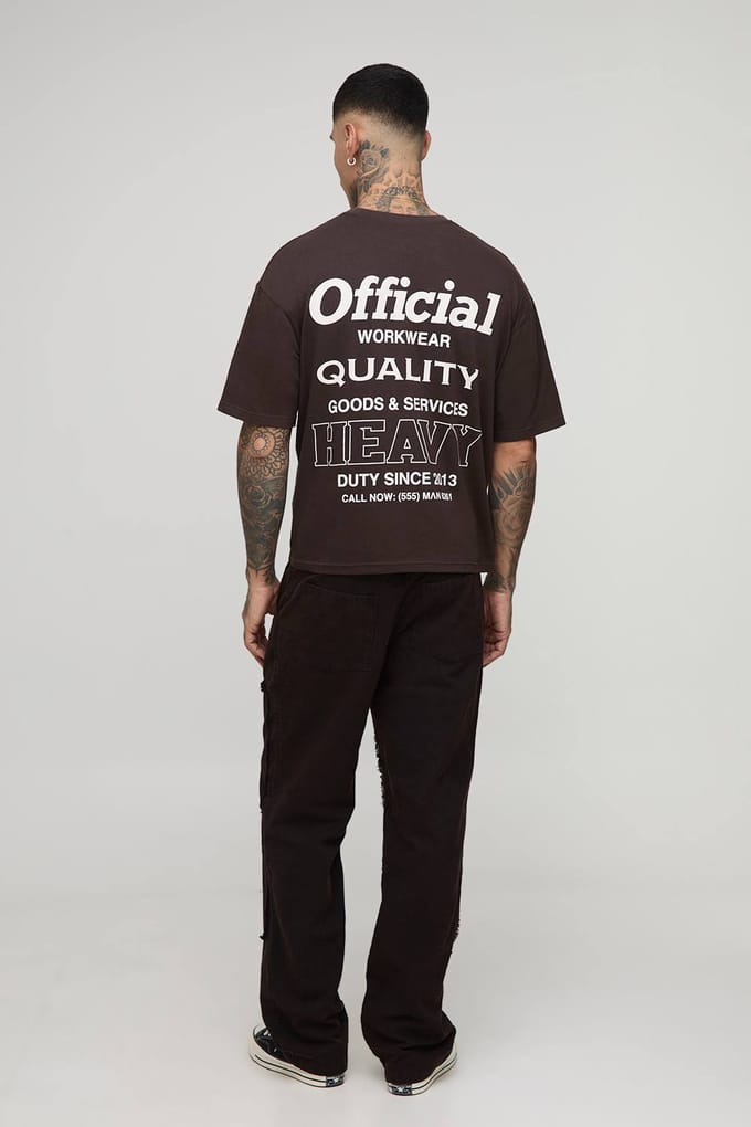 Lang Bleekwas Ontspannen Pasvorm Timmermansbroek | Black | Size 32
