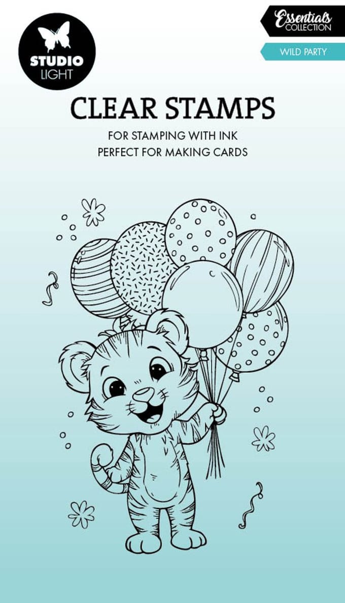 Clear stamps Wild party - Essentials nr. 949