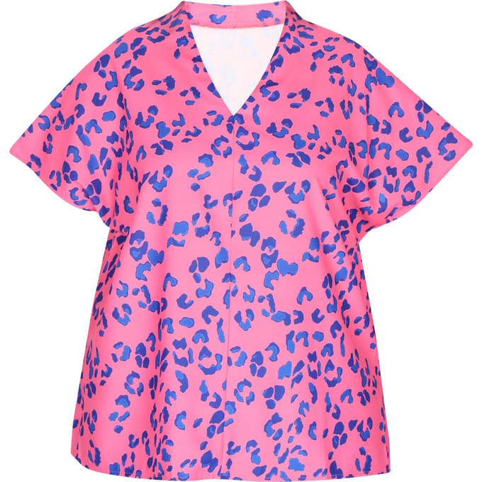 IZIA Grote maat blouse Dames roos