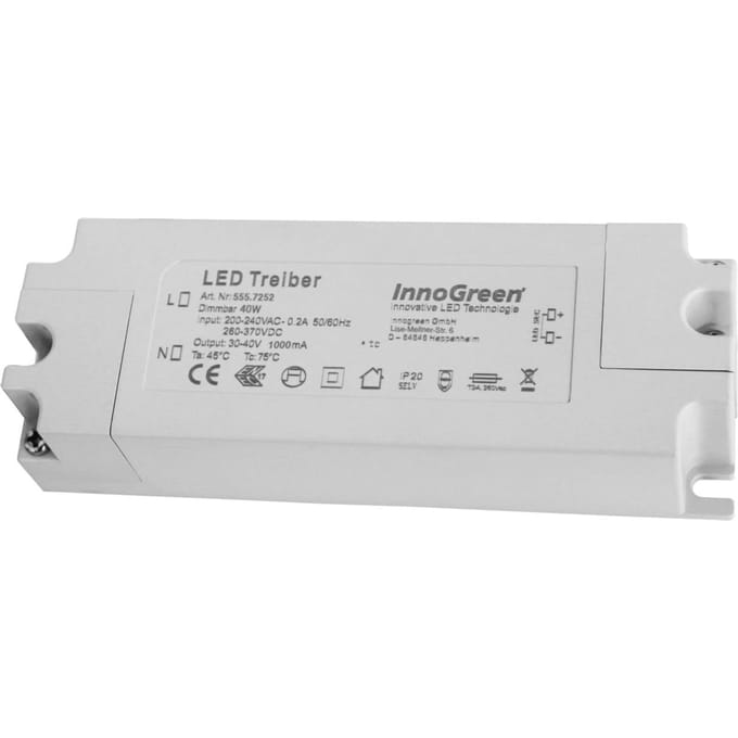 InnoGreen LED driver 220-240 V(AC/DC) dimbaar 40W