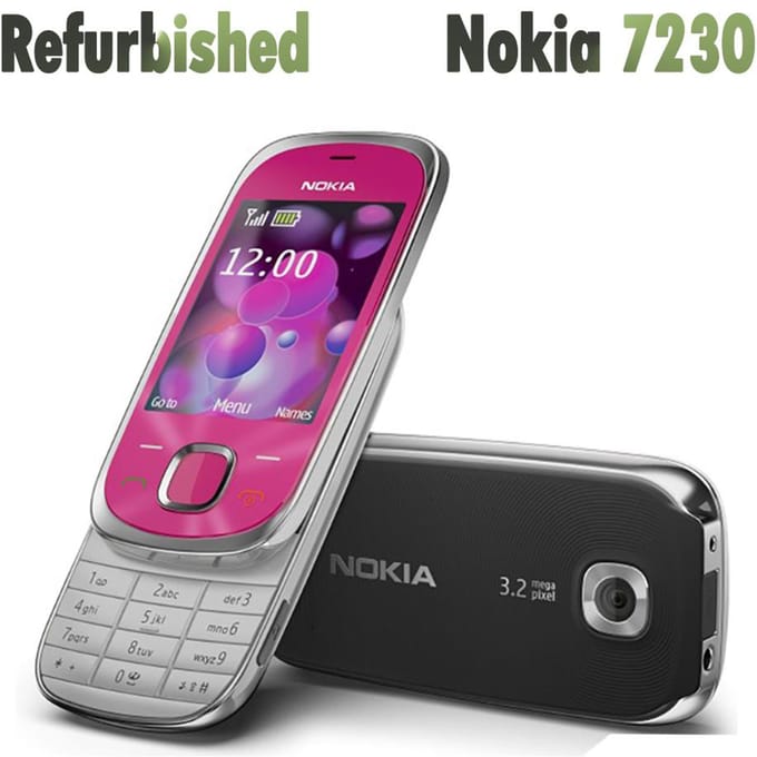 Gerenoveerde Nokia Originele Nokia 7230 Mobiele Telefoon Met 1 SIM simple set zwart