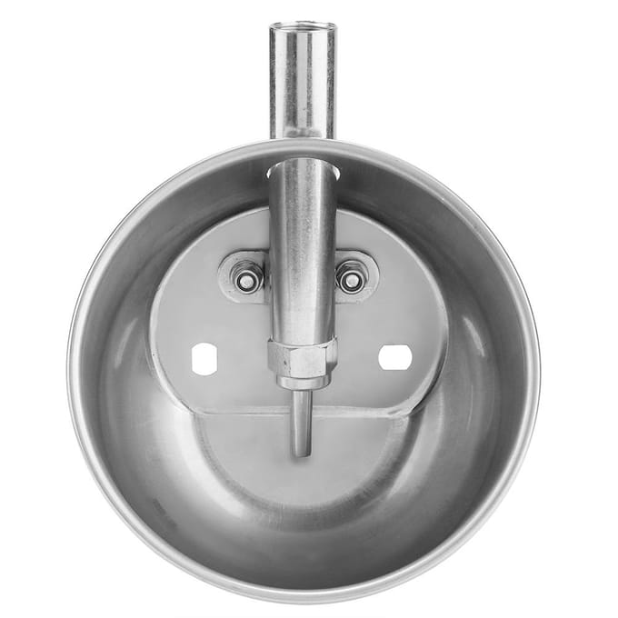 RVS Varkens Drinkwaterbak Biggen Automatische Drinkfonteinen Voederapparatuur gray