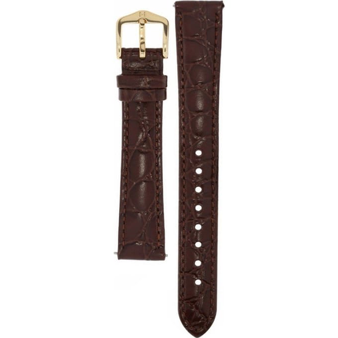 Hirsch 12302810NQ-1-16 Crocograin Horlogeband
