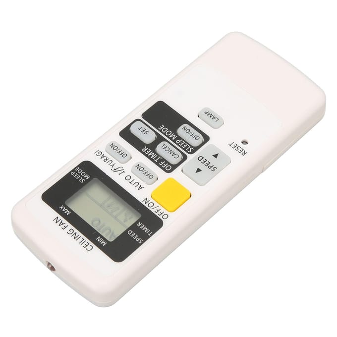 Ventilator Afstandsbediening Batterijgevoed Universele Plafondventilator Afstandsbediening Vervanging voor KDK Ventilator white