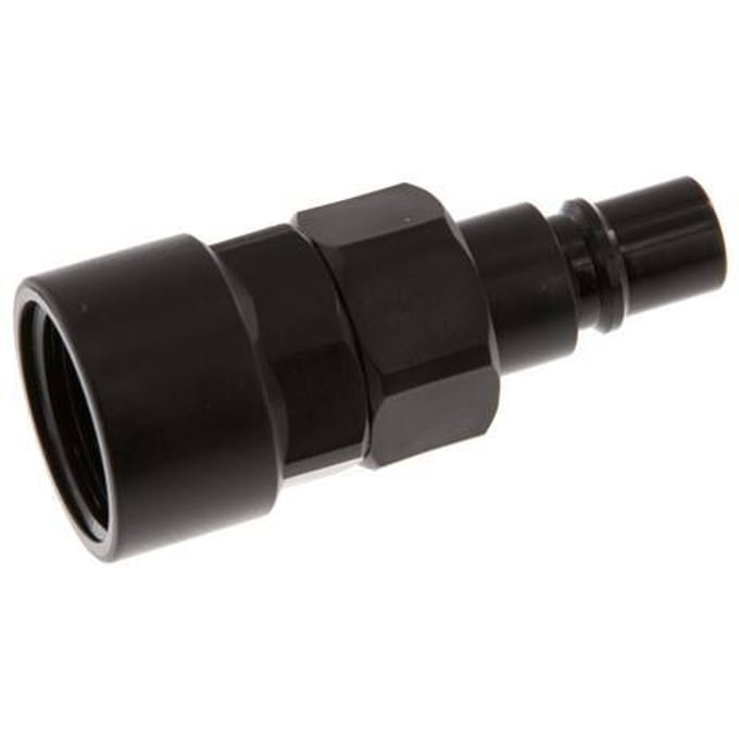 POM DN 7.2 Koppeling Insteeknippel G 1/2 inch Binnendraad Dubbele afsluiting
