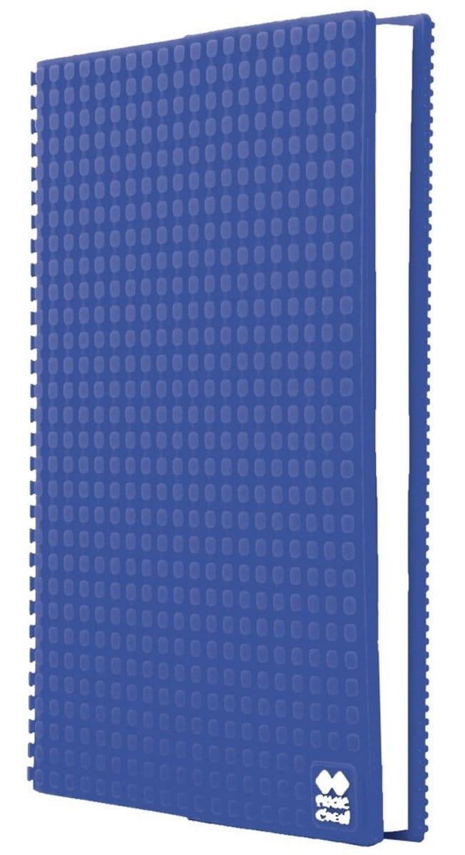 Pixie Crew Dagboek Met Siliconen Paneel A5 Blauw