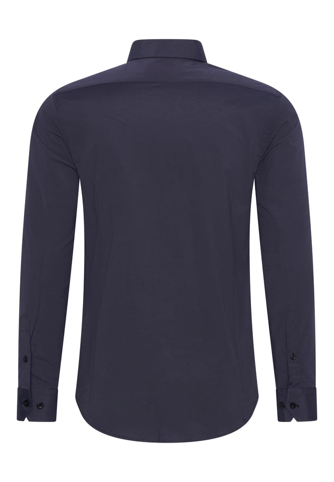 Rusty Neal Overhemden Overhemd Slim Fit Blauw