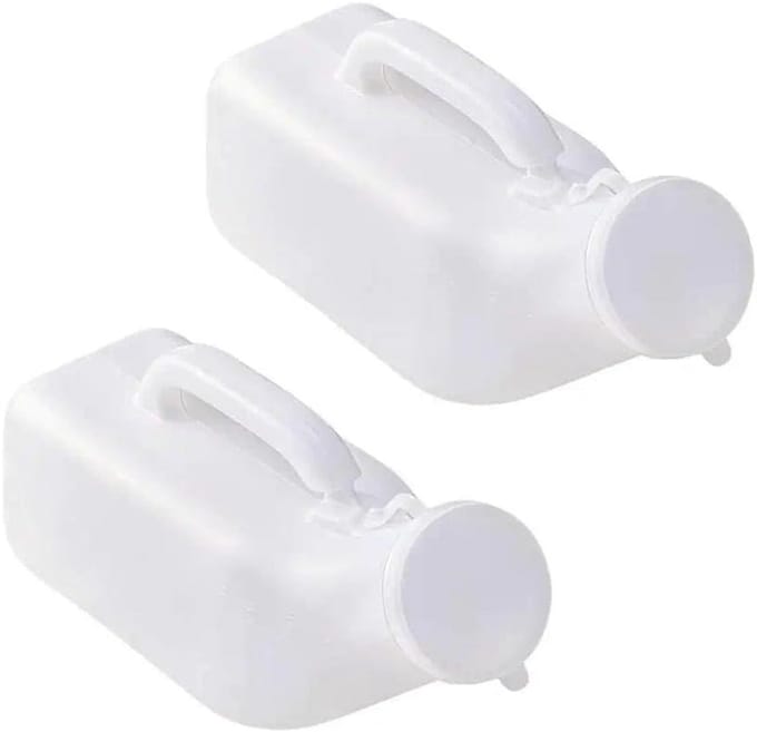 Draagbare Urinefles 1200 ml voor Mannen - Lekvrij Reisurinoir