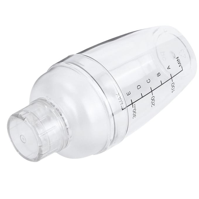 PC Cocktailshaker met Schaal Melkkan Sappen Wijn Plastic Beker voor Thuisbar Winkel 350ml white