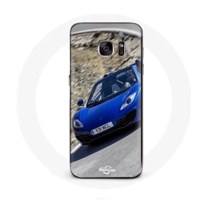 Case voor Samsung Galaxy S7 Edge Formule 1 McLaren Car Blauw