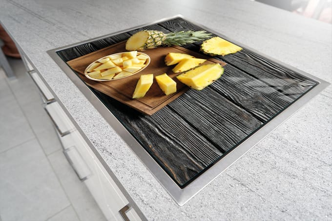 TMK ArtDeko - Ananas Snijplank - 52x30cm - Glas - Antislip