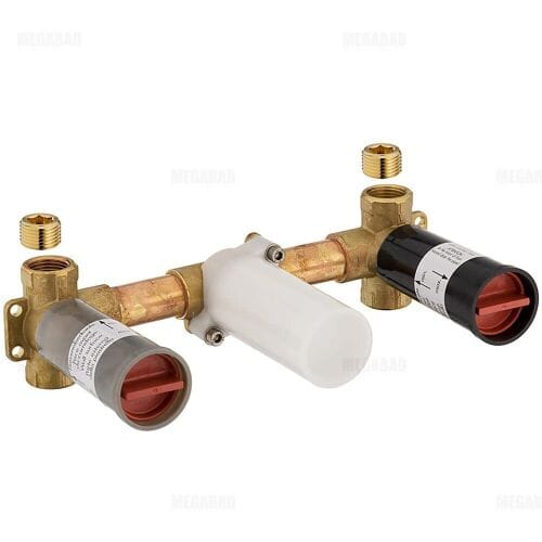 AXOR basic body for 3-hole wall mixer UP